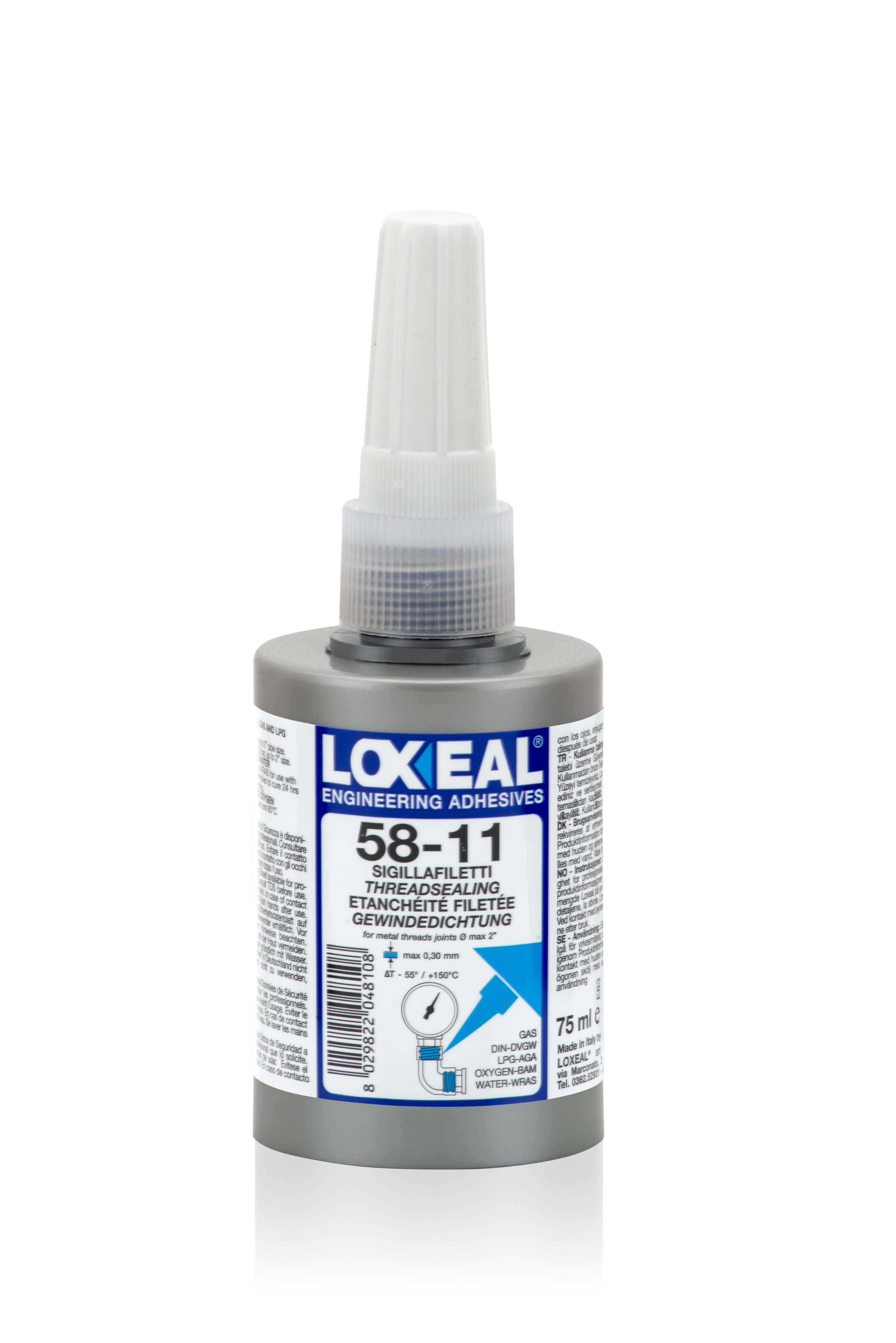 GJENGETETTING 75ml - LOXEAL 58-11 RØRTETTING BELG